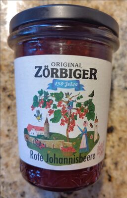Rote Johannisbeer Fruchtaufstrich front packaging