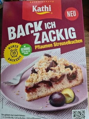 Streuselkuchen front packaging