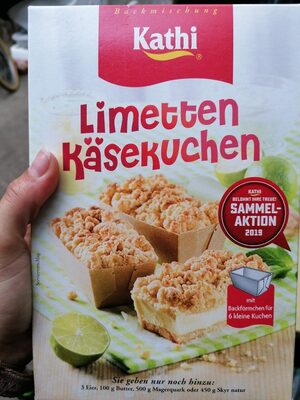 backmischung Limetten Käsekuchen