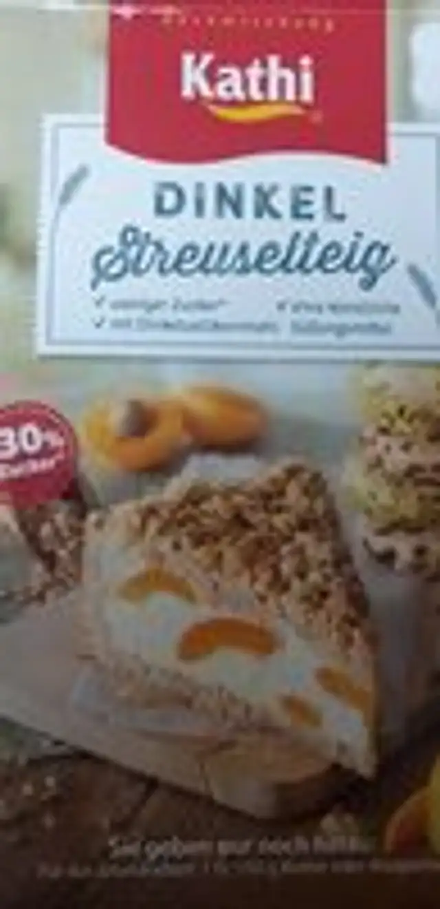 Dinkel Streuselteig