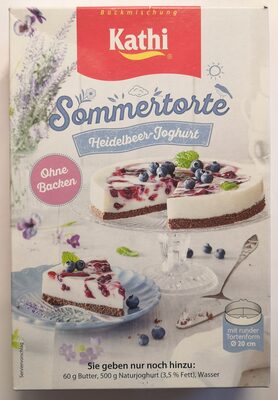 Sommertorte Heidelbeer-Joghurt