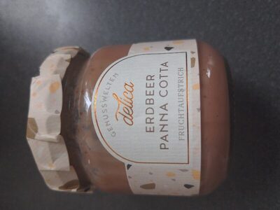 Erdbeer Panna-Cotta Fruchtaufstrich front packaging