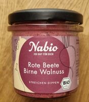 Nabio Bio Rote Beete-Aufstrich mit Birne und Walnuss