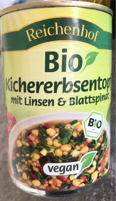 Bio Kichererbsentopf front packaging