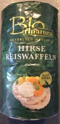Bio Hirse Reiswaffeln front packaging