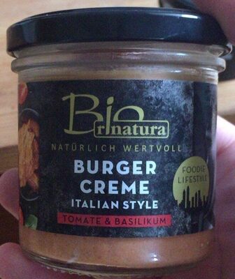 Burger Creme Italian Style front packaging