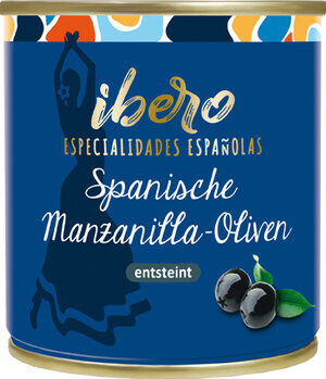 Spanische Manzanilla-Oliven