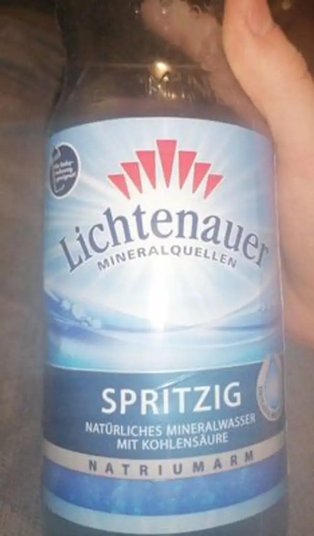 Lichtenauer Mineralquellen - spritzig front packaging