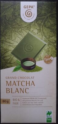 Grand Chocolat Matcha Blanc