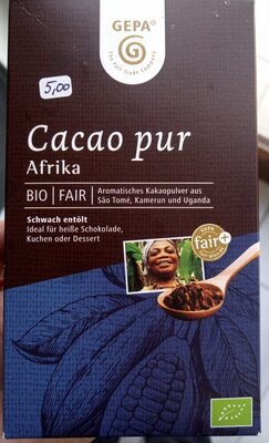 Cacao Pur front packaging