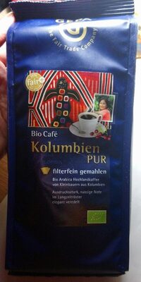Bio Café Kolumbien Pur front packaging