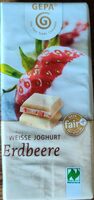 Weisse Joghurt Erdbeere