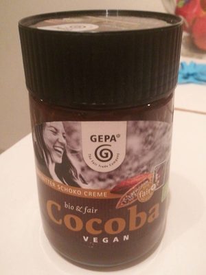 Cocoba Zartbitter schoko creme front packaging