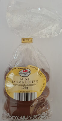 Mini Baumkuchen mit Vollmilchschokolade