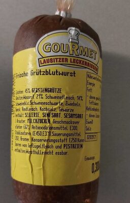 Frische Grützblutwurst