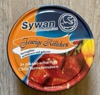 Feurige Röllchen Heringsfilet