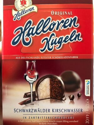 Halloren Kugeln Schwarzwälder Kirsch