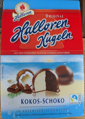 Halloren Kugeln Kokos-Schoko front packaging