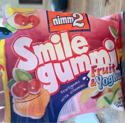 Smile gummy fruit & yoghurt