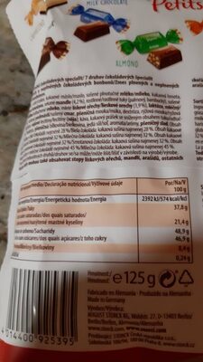 Merci Petits chocolaté collection nutrition facts table