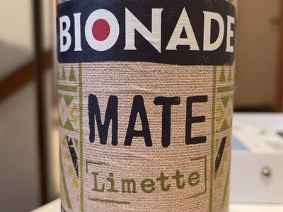 Bionade Mate Limette front packaging