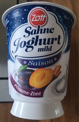 Sahne Joghurt Pflaume - Zimt