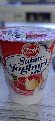 Sahne Joghurt Panna Cotta Himbeere