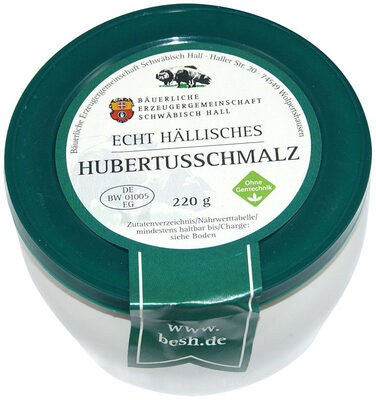 Echt Hällisches Hubertusschmalz