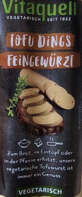 Tofu Dings Feingewürzt