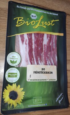 Frühstücksbacon, in Scheiben (Bio)
