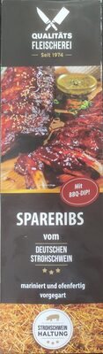 Spareribs vom deutschen Strohschwein