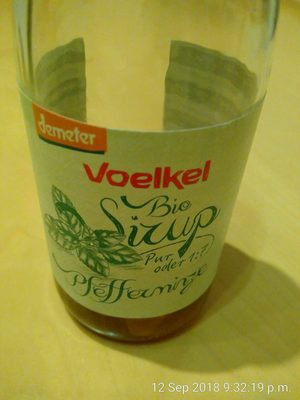 Bio Sirup Pfefferminze