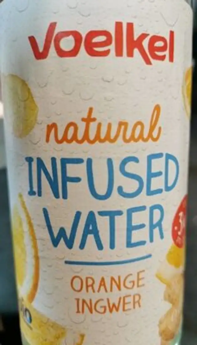 Infused Water Orange Ingwer front packaging