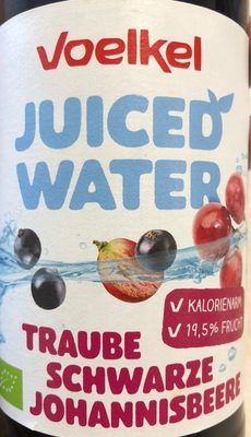 Juiced water front packaging