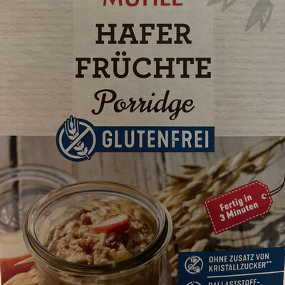 Hafer Früchte Porridge