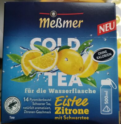 Cold Tea - Eistee Zitrone mit Schwarztee front packaging