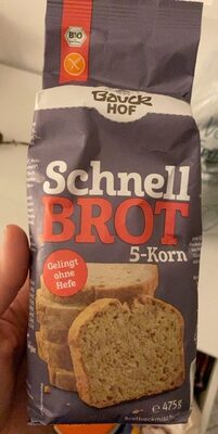 Brot glutenfrei, 5-Korn Schnell