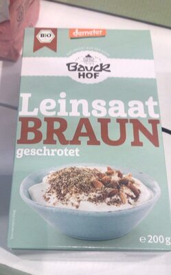 leinsaat braun front packaging