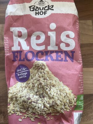 Reisflocken front packaging