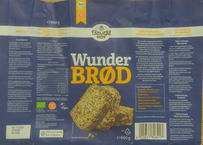 Wunder Brod (Brot) front packaging