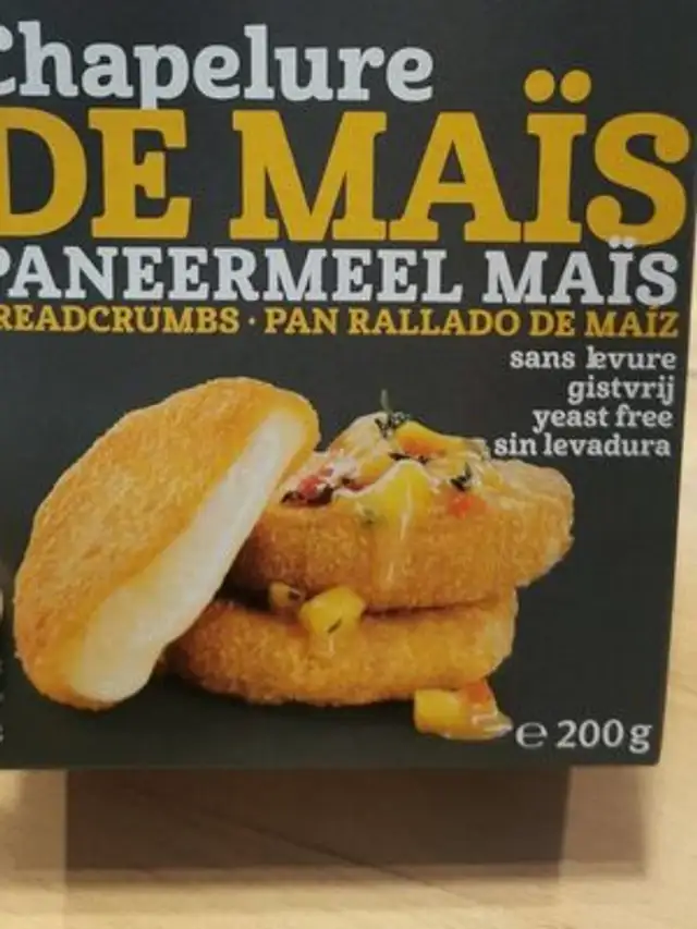 Chapelure de maïs front packaging