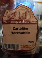 Zartbitter Reiswaffeln
