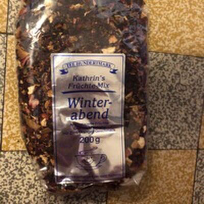 Früchtetee winterabend