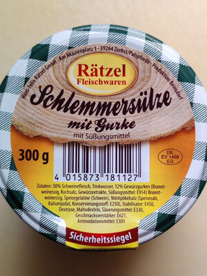 Schlemmersülze mit Gurke