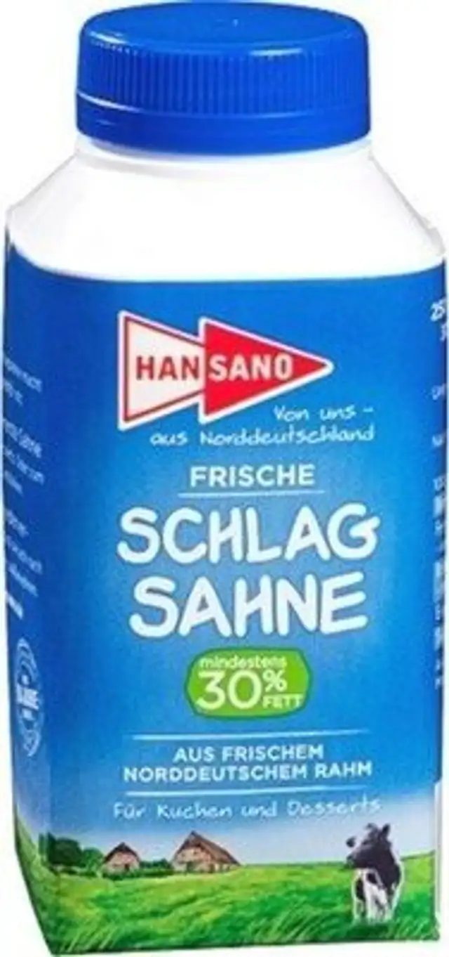 Schlagsahne Frisch front packaging