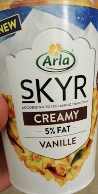 Skyr creamy vanille front packaging