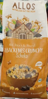 Gebackenes Crunchy Schoko