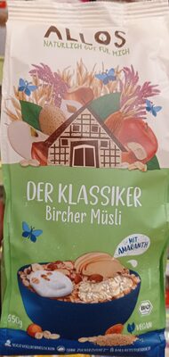 Bircher Muesli front packaging