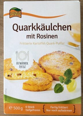 Quarkkeulchen mit Rosinen