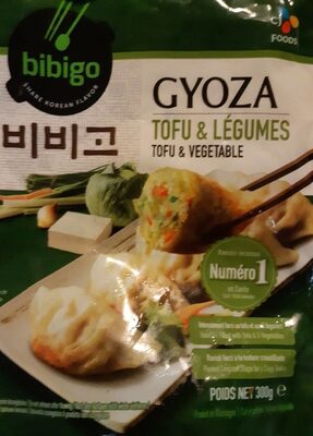 Gyoza Tofu et Légumes